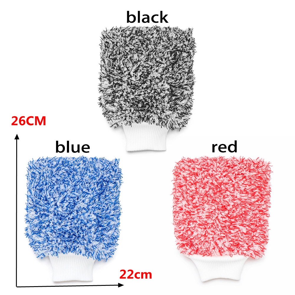 Găng tay rửa xe hơi vi sợi mềm mại thấm hút tốt vệ sinh hiệu quả