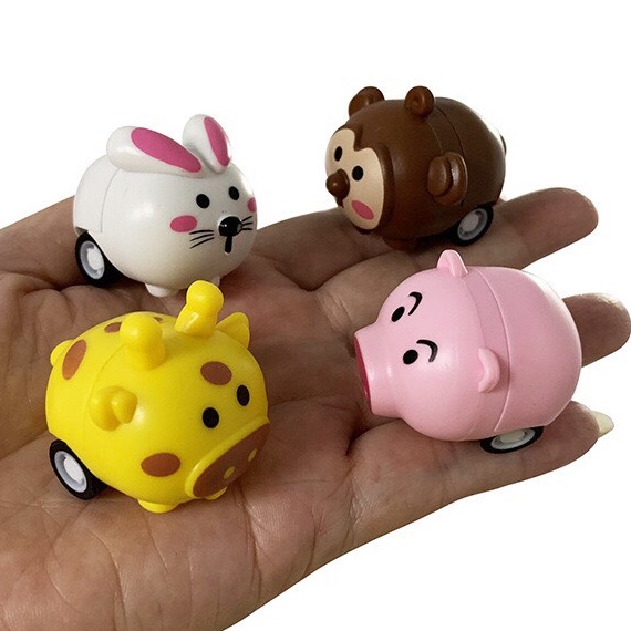 Đồ Chơi Hình Thú Chạy Cót /Bánh Đà/ Bánh Trớn Siêu Dễ Thương