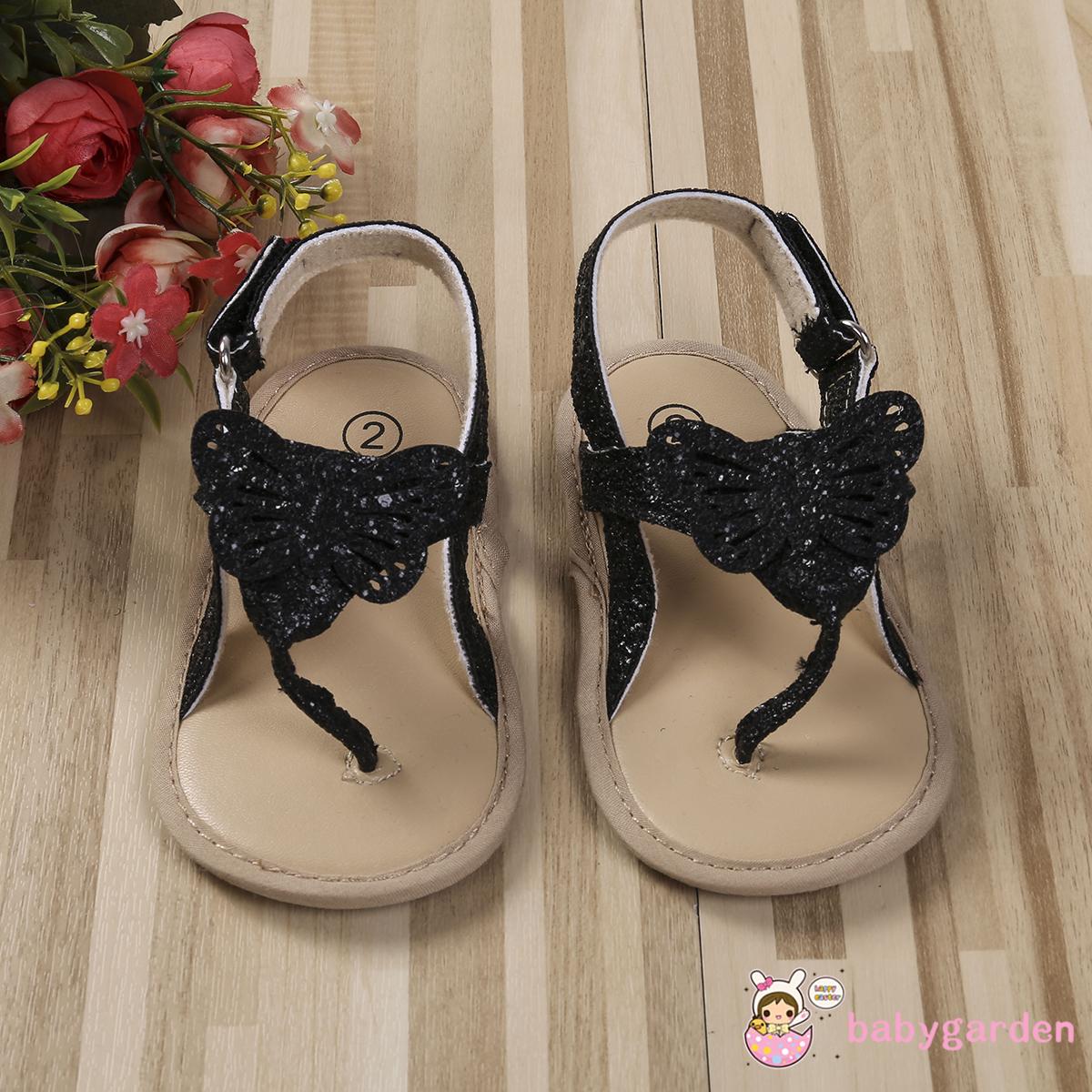 Giày Sandal Xỏ Ngón Họa Tiết Bướm Xinh Ngộ Nghĩnh Cho Bé Gái