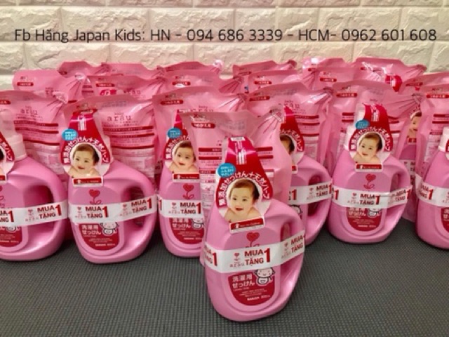  Nước giặt Arau Baby Nhật Bản - Mua 1 tặng 1