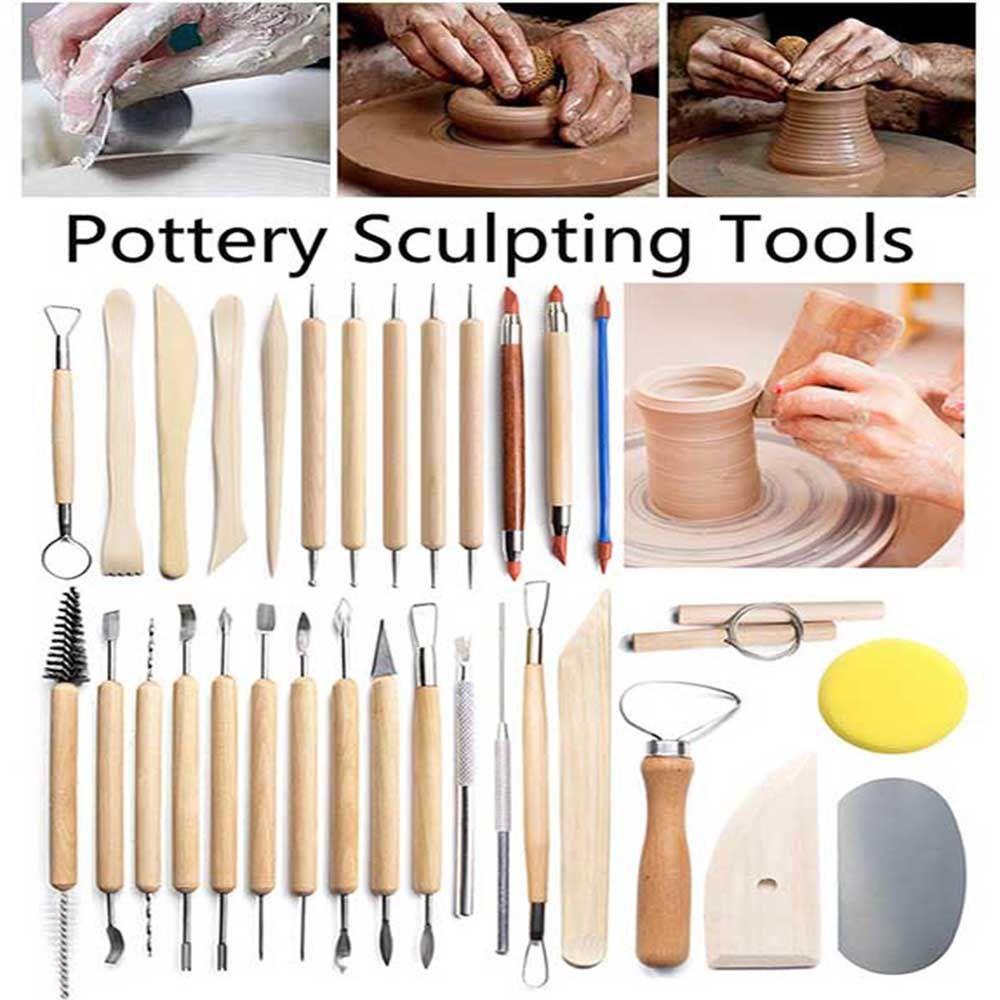 Bộ 61 Dụng Cụ Tạo Hình Đất Sét Polymer