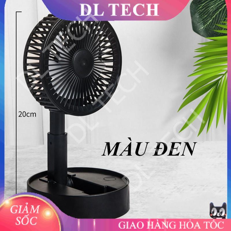 Quạt sạc tích điện mini gấp gọn A9 mini cầm tay để bàn siêu mát pin dùng lâu DL TECH