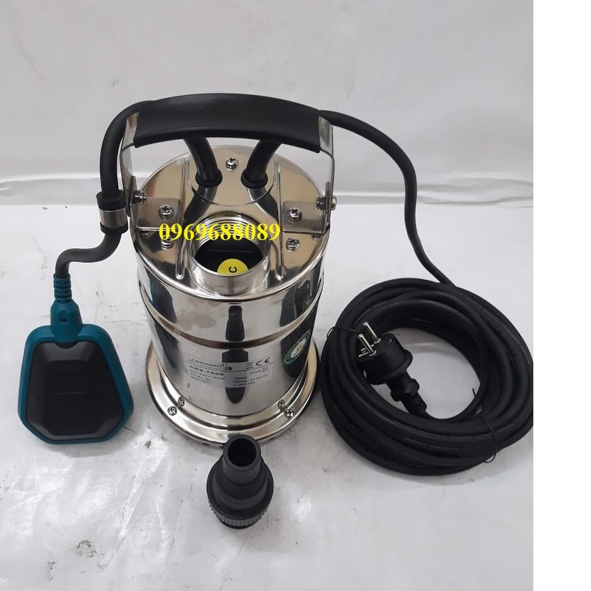 Máy bơm chìm, nước thải Lepono XKS 400S , XKS 750S  Trục inox cánh inox, Bể cá, tiểu cảnh