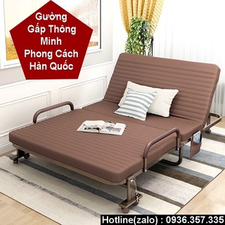 Giường sofa gấp gọn cao cấp - giường xếp thông minh phong cách hàn quốc
