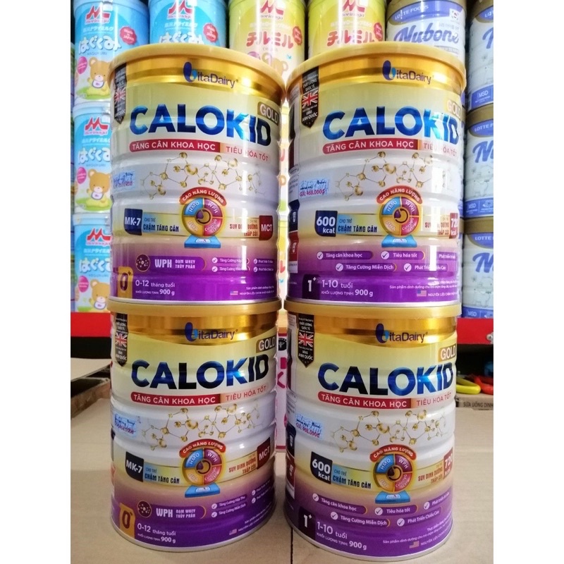 Sữa bột CALOKID Gold 0+,1+ lon 900g ( Date 2025)