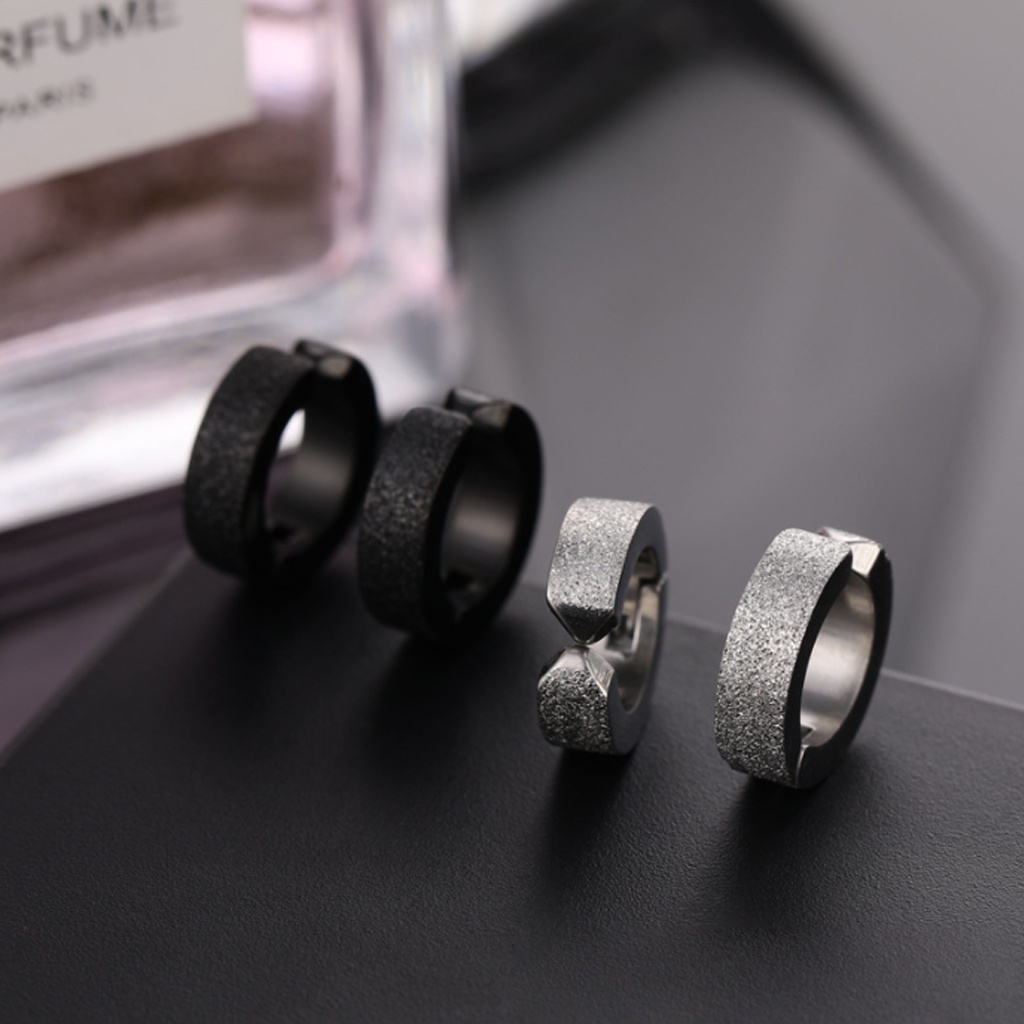 Khuyên tai kẹp không cần bấm lỗ, khuyên tai nam nữ đính đá zircon lấp lánh cao cấp