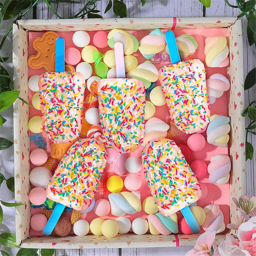 CONOPERY Bộ 10 Que Nhựa Làm Kem