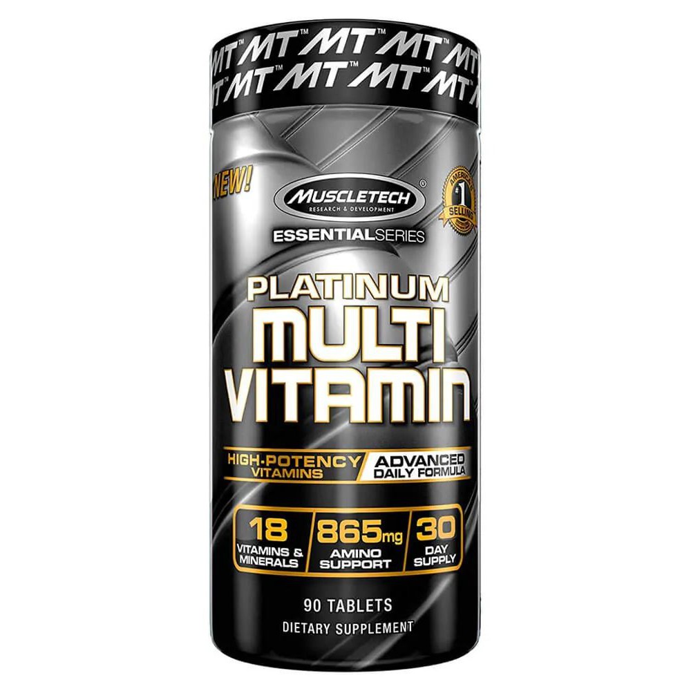 Platinum MultiVitamin MuscleTech 90 viên – Bổ sung đa Vitamin, khoáng chất cho người tập thể thao
