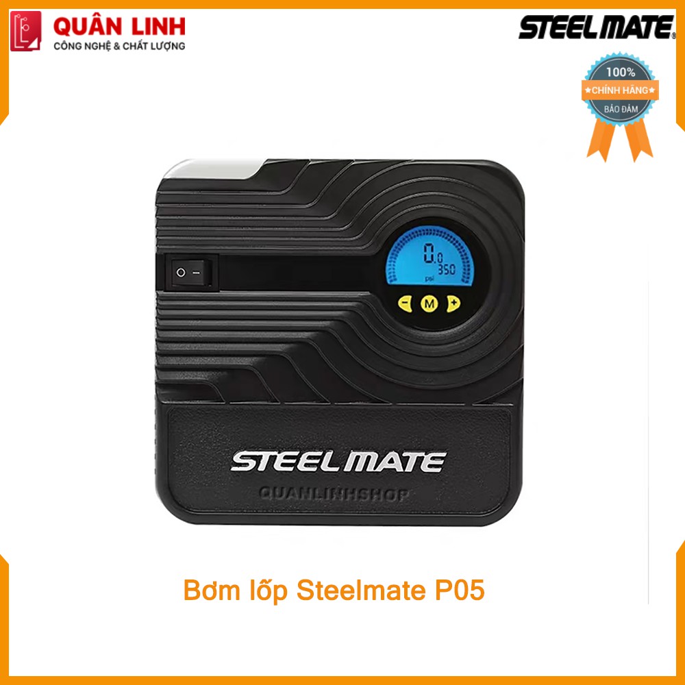 Bơm lốp mini tự ngắt cho xe hơi Steelmate P05