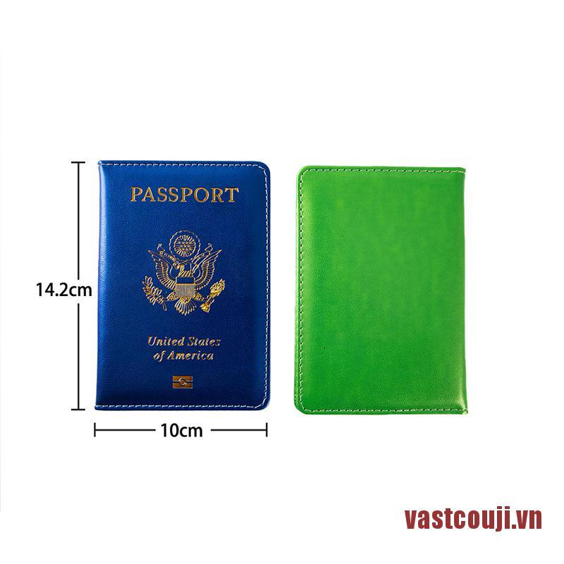 VastcouJI Passport Travel PU Leather Cover for Passport Organizer Passport Protecto