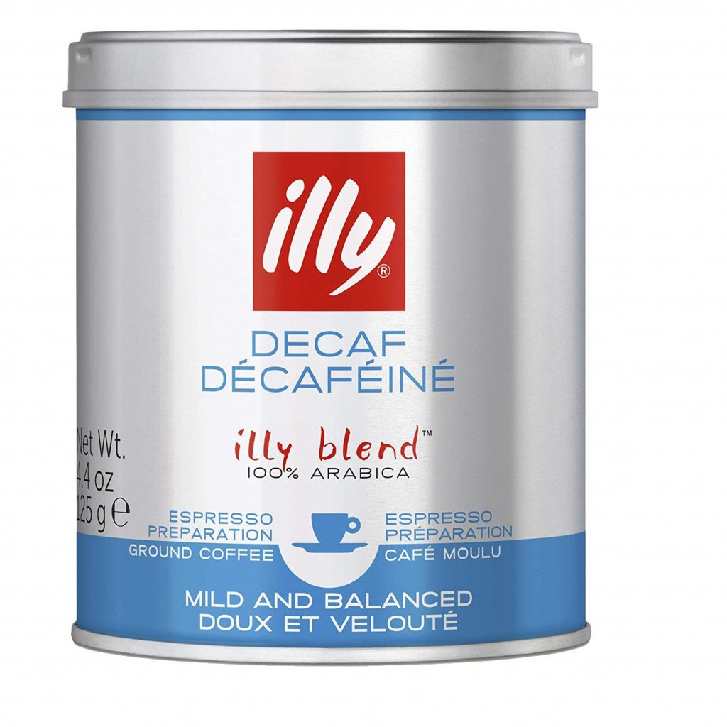 cà phê bột illy decafeine 125gram