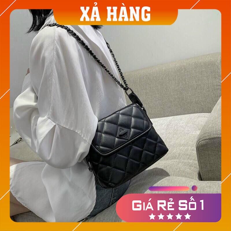 Túi xách nữ đeo chéo đeo vai kẹp nách siêu đẹp khóa con thoi ( Hàng chuẩn ảnh) - Giá Tốt