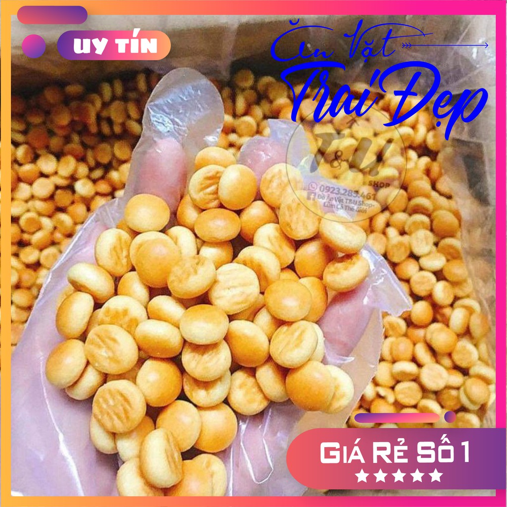 Bánh Hạt Ngọc hủ pet 250g - Trai Đẹp Snack