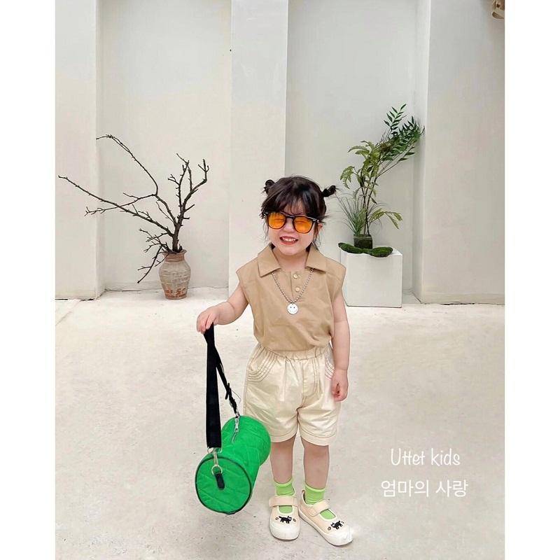 ÁO THUN POLO SÁT NÁCH PHONG CÁCH HÀN QUỐC CHO BÉ GÁI VÀ BÉ TRAI FORM CHUẨN 2268
