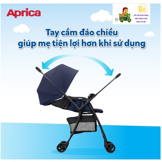 Xe đẩy Aprica Karoon Air AC xe đẩy 2 chiều Nhật Bản