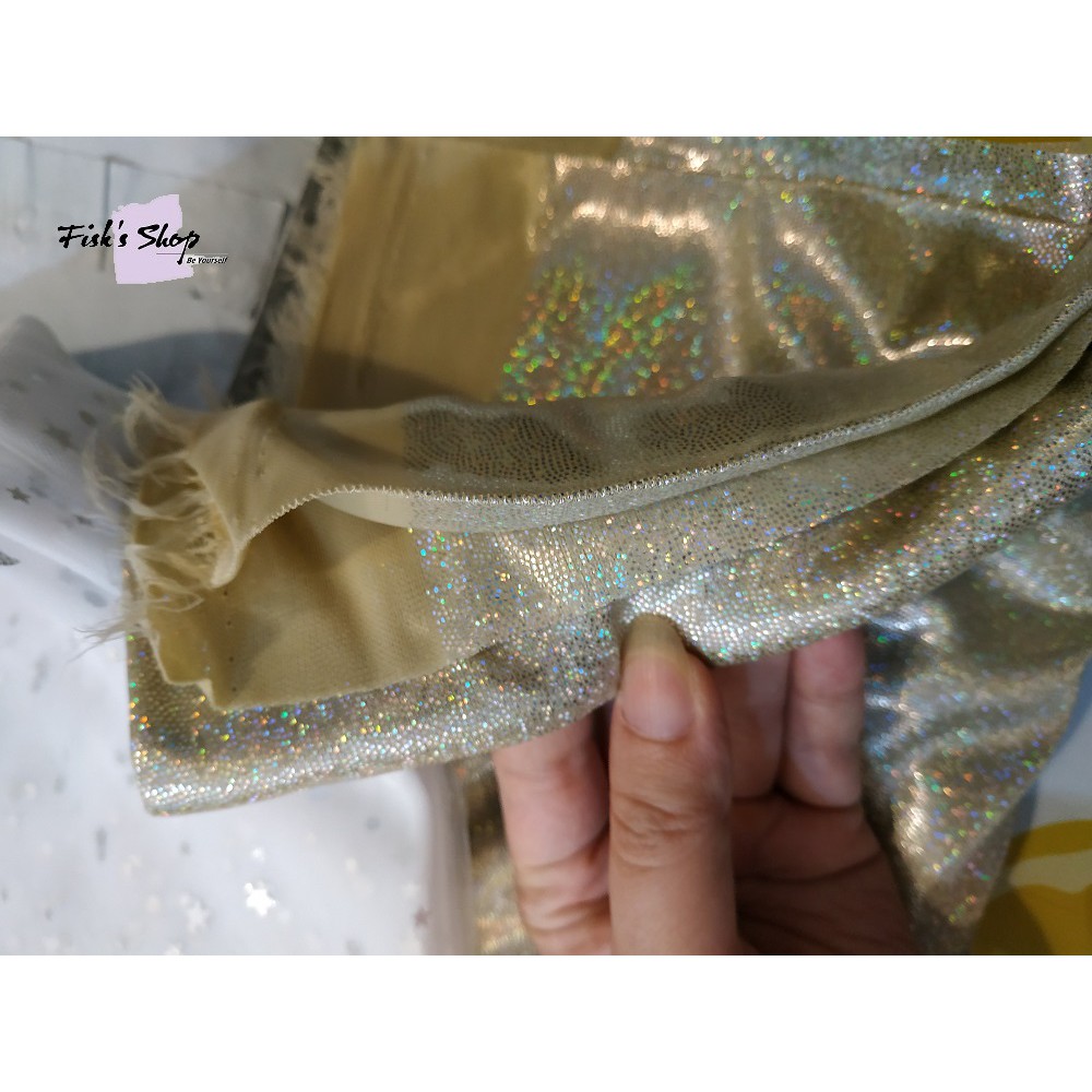 Khăn trải bàn 2 lớp kim tuyến