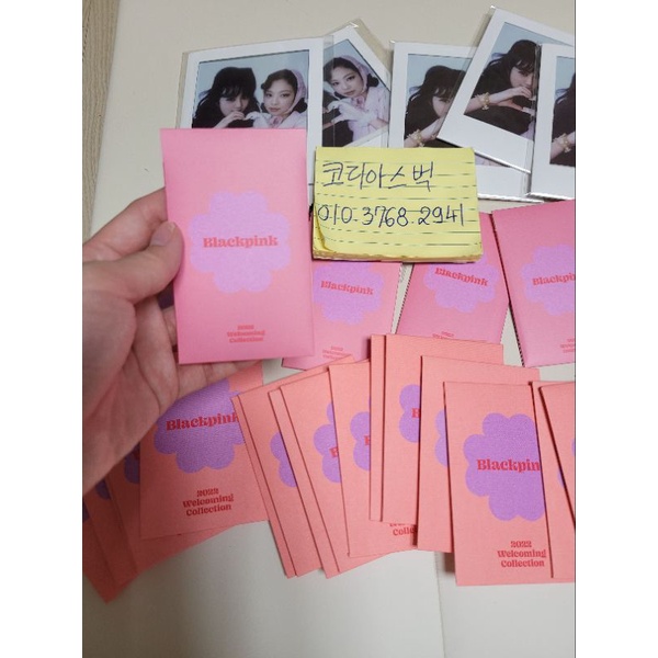 ẢNH 2 POLA HOẶC THẺ CODE DIGITAL BLACKPINK 2022 WELCOMING COLLECTION