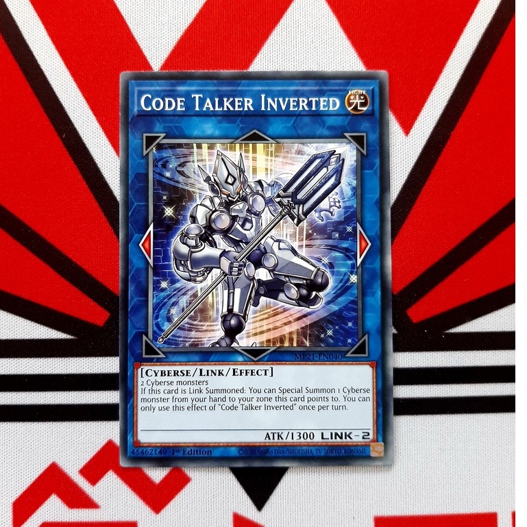 Thẻ Bài Yugioh Link Code Talker Inverted - MP21-EN040 - Common 1st Edition