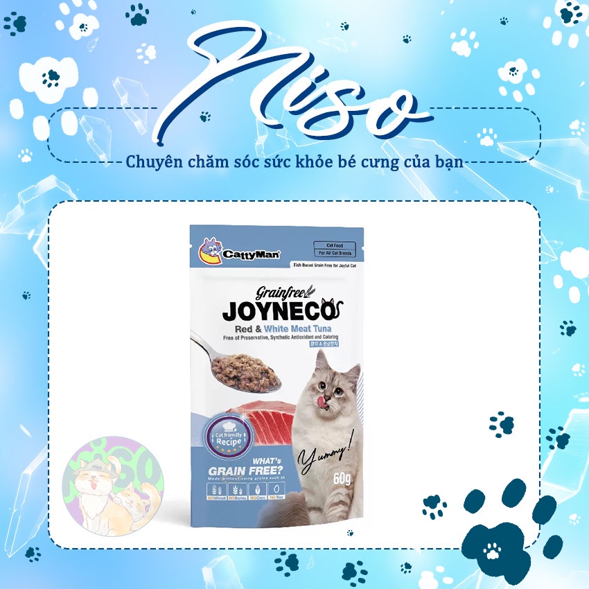 PATE cho mèo không tinh bột JOYNECO GRAIN FREE