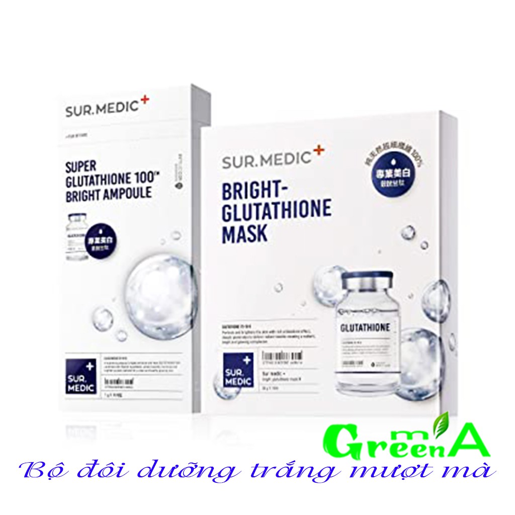 Tinh Chất Truyền Trắng Sur. Medic+ [1 ỐNG] Super Glutathione 100 Bright Ampoule Serum Dưỡng Trắng [CHÍNH HÃNG NHẬP KHẨU] | BigBuy360 - bigbuy360.vn