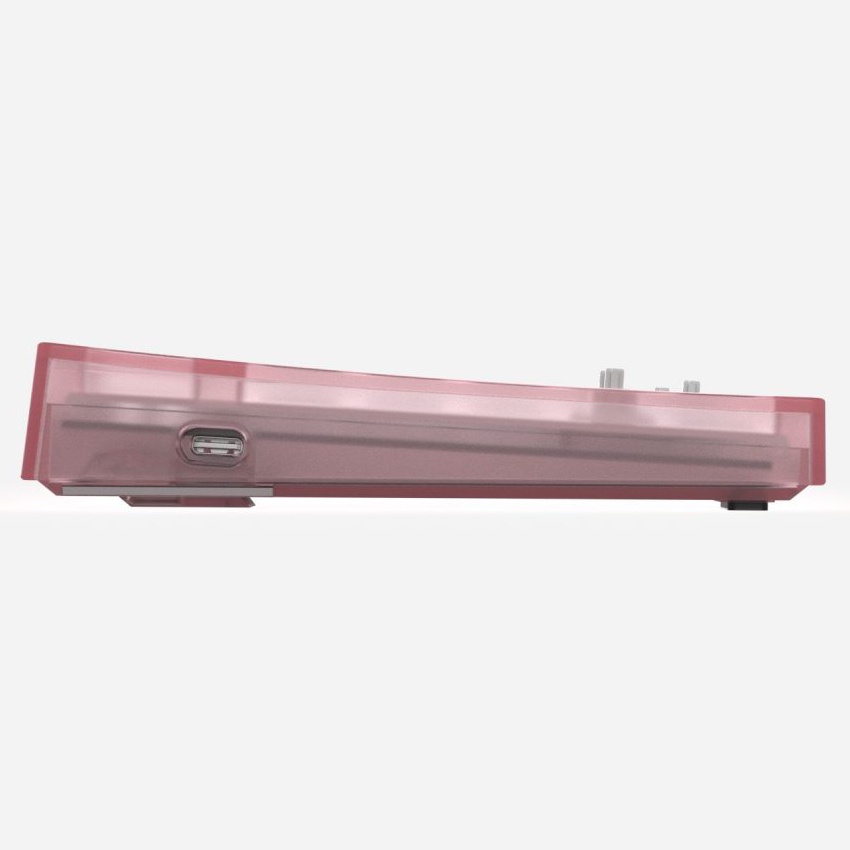 Bộ kit bàn phím cơ FL-Esports MK870 Clear Pink - Hotswap Led RGB - Sẵn foam - BH 12 tháng
