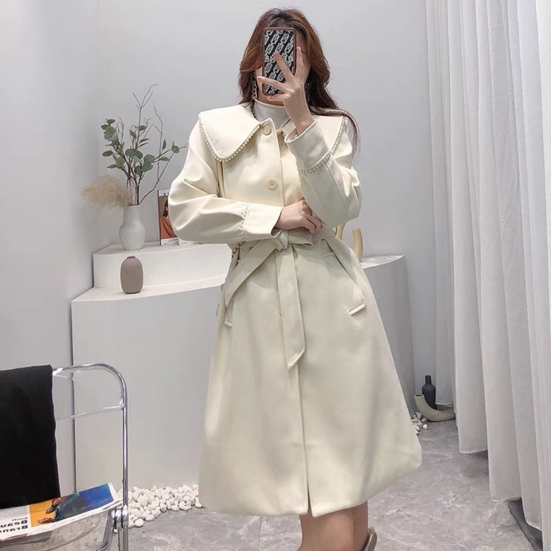 Áo khoác dạ dáng dài mẫu mới cực đẹp