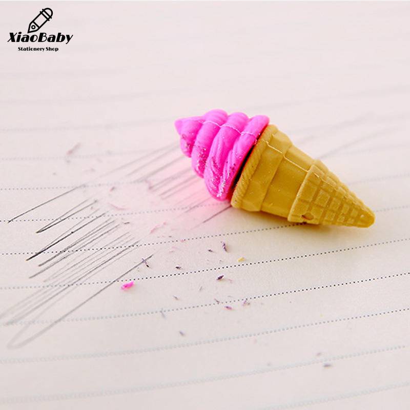 1 Bộ Gôm Tẩy Hình Bánh Trái Cây Rau Củ Quả Mini Dễ Thương Sáng Tạo Có Khóa Kéo Dành Cho Học Sinh