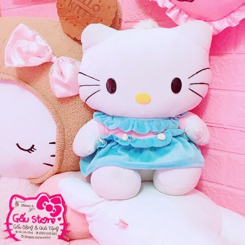 🎀Gấu Store🎀 Kitty váy xanh (váy cởi được)