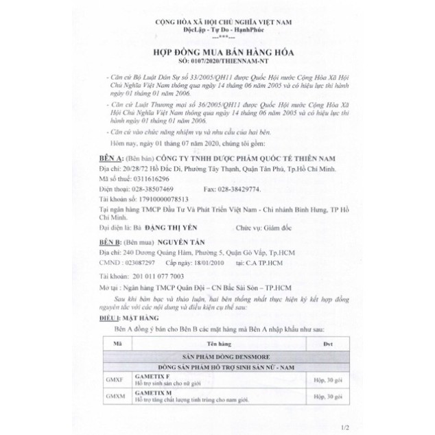 Đồ uống Gametix F dành cho cơ thể mẹ