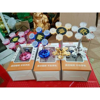 Kẹp điện thoại hút chân không hình hoa