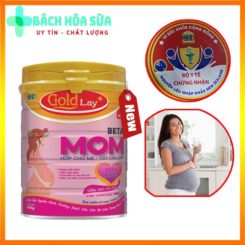 Sữa bầu GOLDLAY MAMA 900G dành cho bà mẹ mang thai và cho con bú (date mới) - Mẹ khỏe, bé thông minh