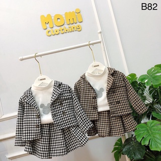 Set dạ váy bé gái - b82 - cam kết ảnh chụp thật tại shop