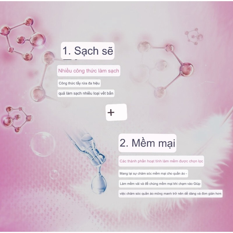 VIÊN GIẶT DOWNY 2in1 lưu hương, kháng khuẩn hương hoa anh đào 19 viên/hôp