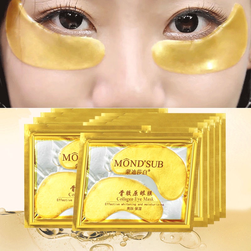 Mặt Nạ Collagen Màu Vàng Làm Mờ Quầng Thâm Bọng Và Nếp Nhăn Hiệu Quả Cho Mắt | BigBuy360 - bigbuy360.vn