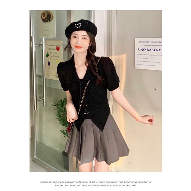 Áo Polo Xốp Đan Dây Ngắn Tay Hàng Quảng Châu