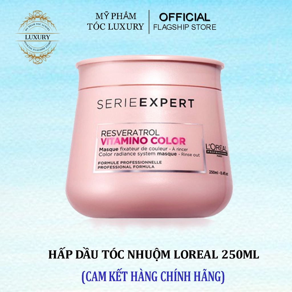 Dầu hấp Loreal Professionnel Vitamin Color giữ mầu tóc nhuộm 250ml ( mẫu cũ)