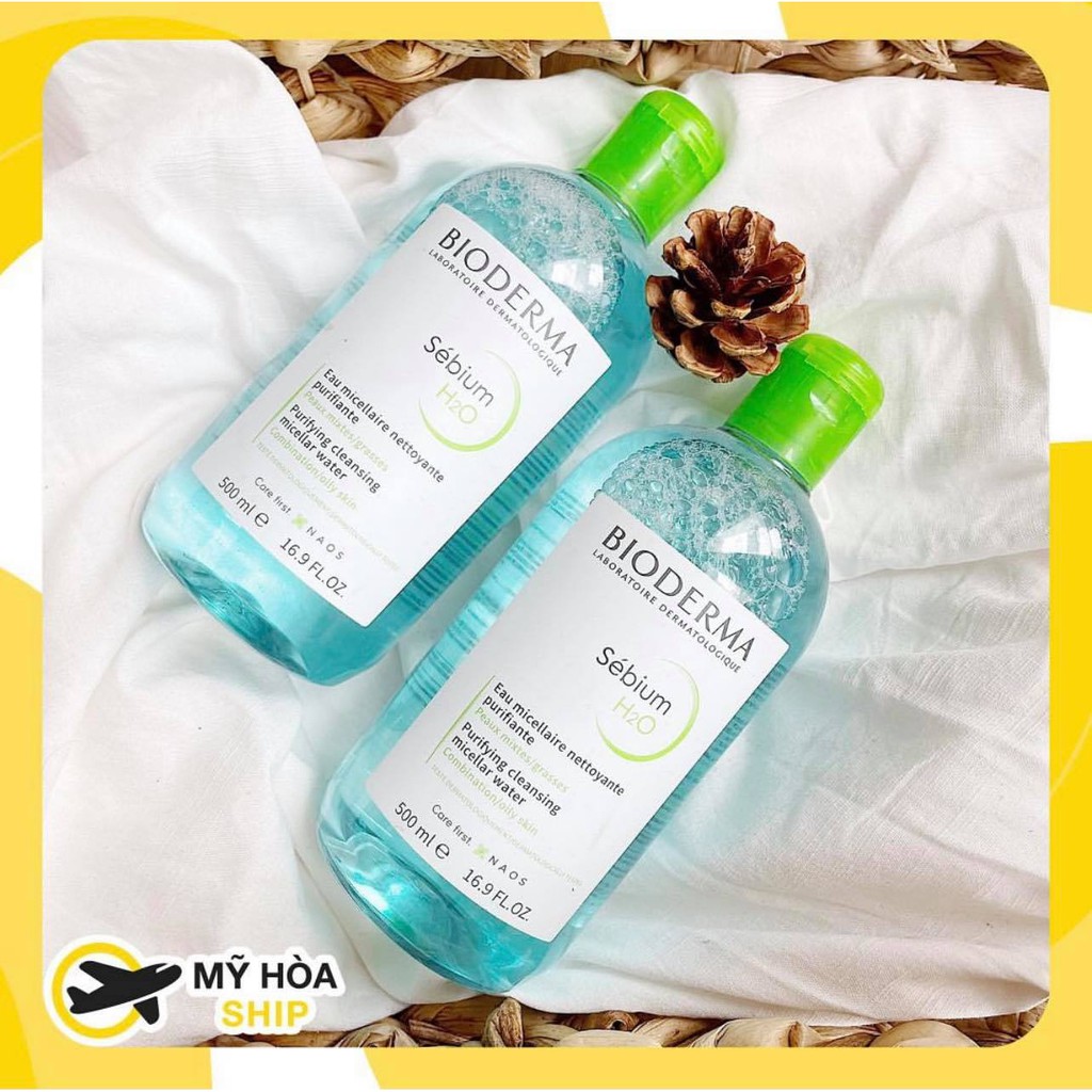 Nước tẩy trang Bio derma (xanh và hông) 500ml