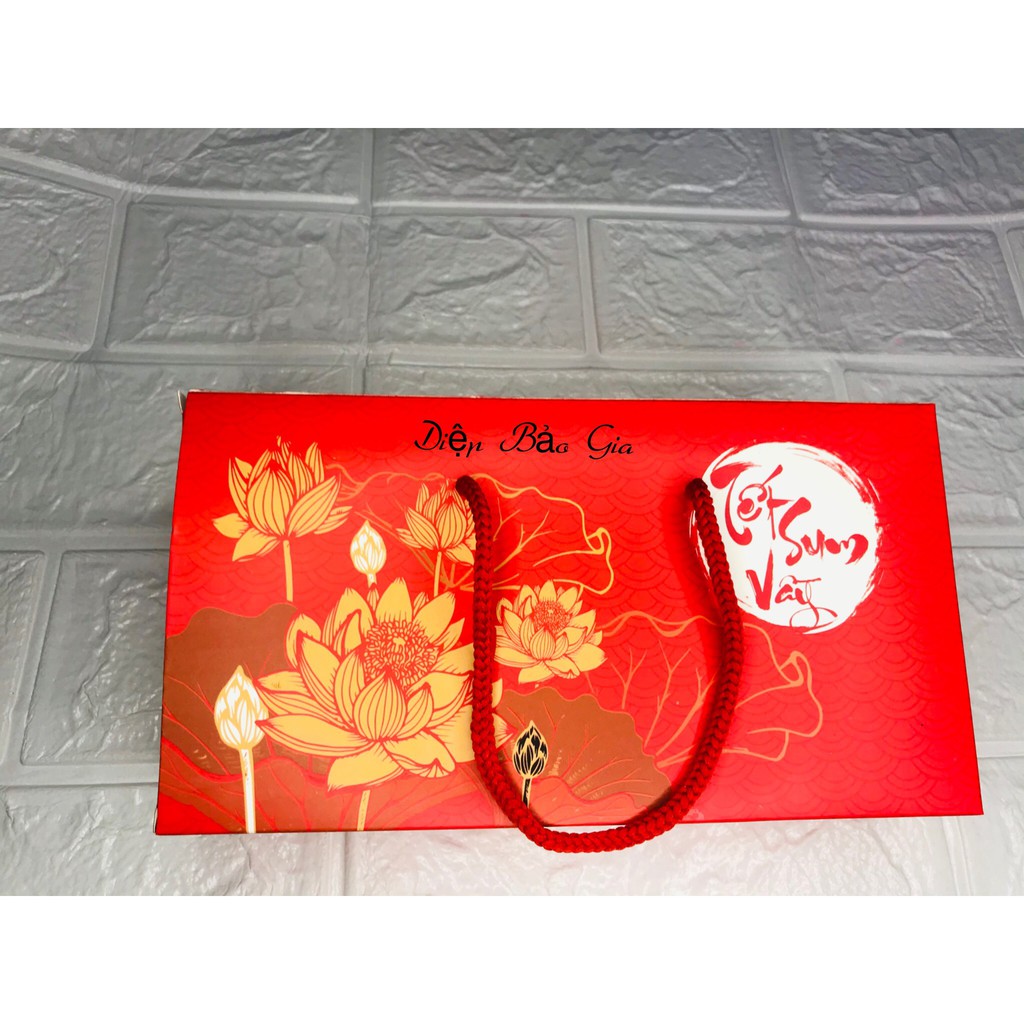 Hộp trung thu 2 bánh Sen vàng