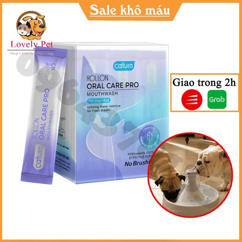 Nước Uống Vệ Sinh Miệng Chó Mèo - Cature Rollon Oral Care Pro MOUTHWASH