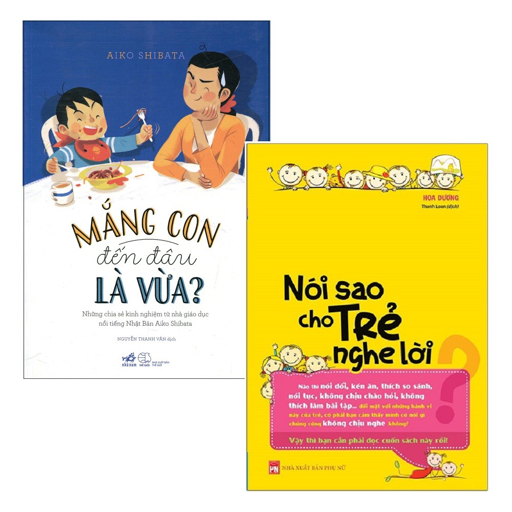 Sách - Combo: Mắng Con Đến Đâu Là Vừa + Nói Sao Cho Trẻ Nghe Lời | BigBuy360 - bigbuy360.vn