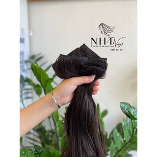Set tóc kẹp 9 phím tơ hàn cao cấp
