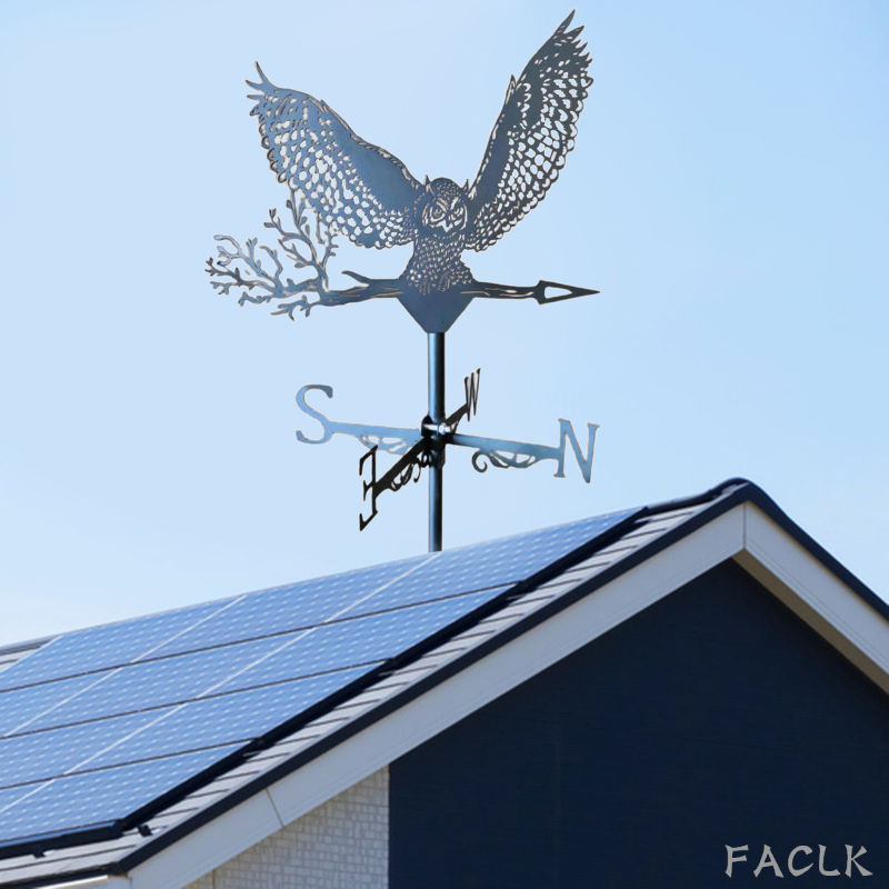 Classic European Animal Windmills Style Weathervane Farm Scene Garden Stake Weather Vane Wind Direction Indicator