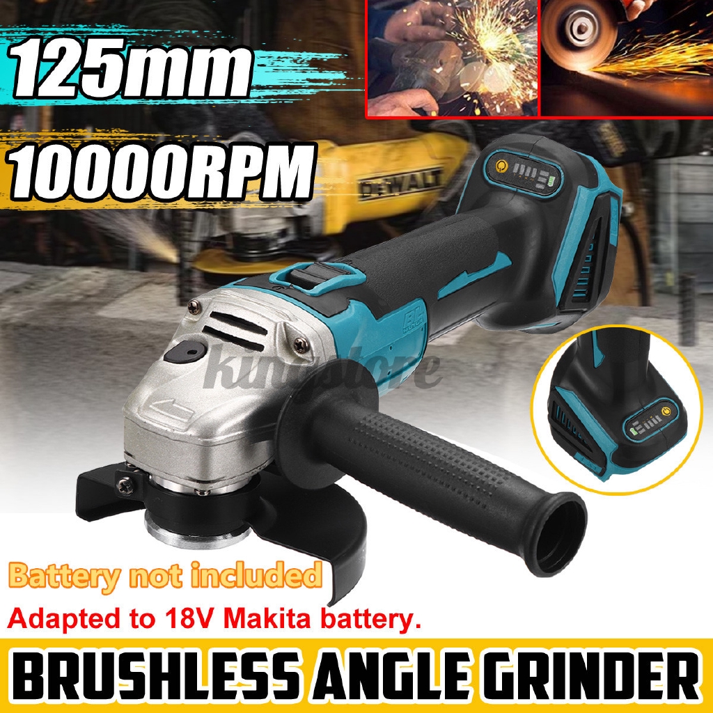 Máy Mài Góc Cầm Tay 125m Tương Thích Pin Makita 18V