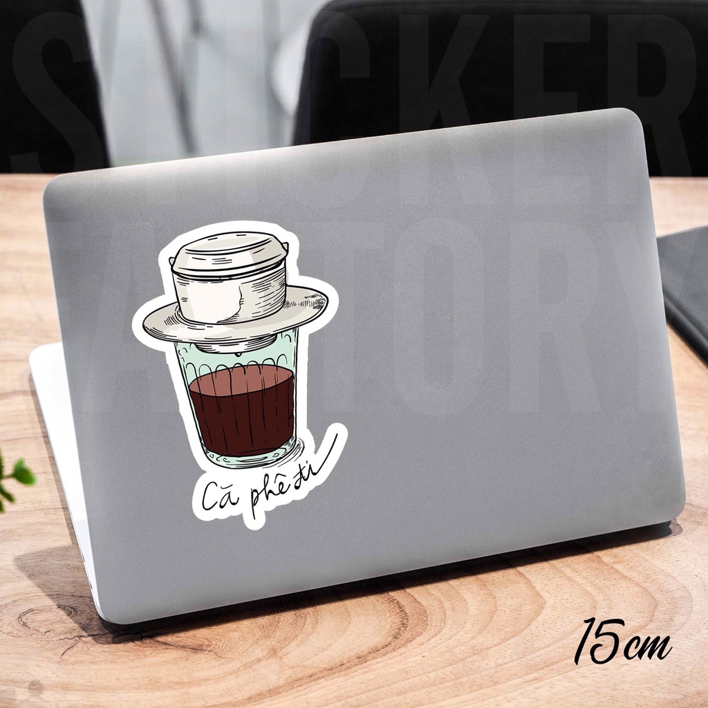 CÀ PHÊ ĐI - DIECUT STICKER