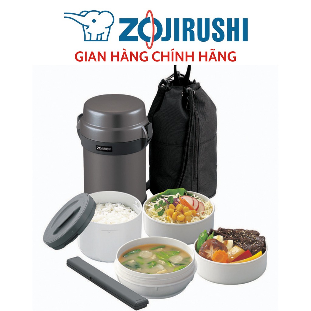 Cà mèn đựng cơm giữ nhiệt Zojirushi Nhật Bản 1230ML - SL JAF14 - Hàng chính hãng, bảo hành 12 tháng (ảnh thật)