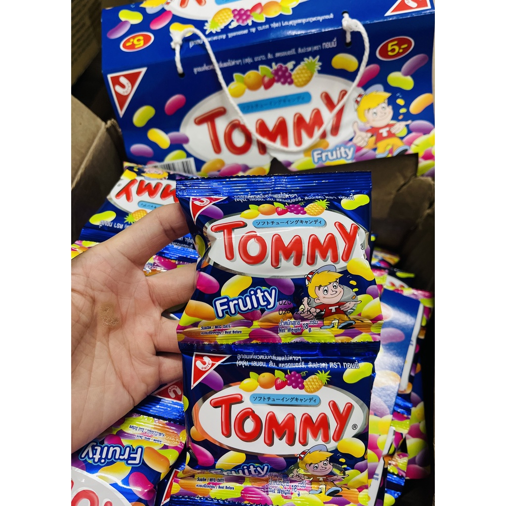 Kẹo dẻo trái cây tommy thái lan kèm vỉ treo
