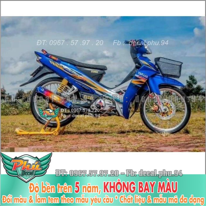 Tem rời Sirius Xanh Bạc Vàng (X) -1