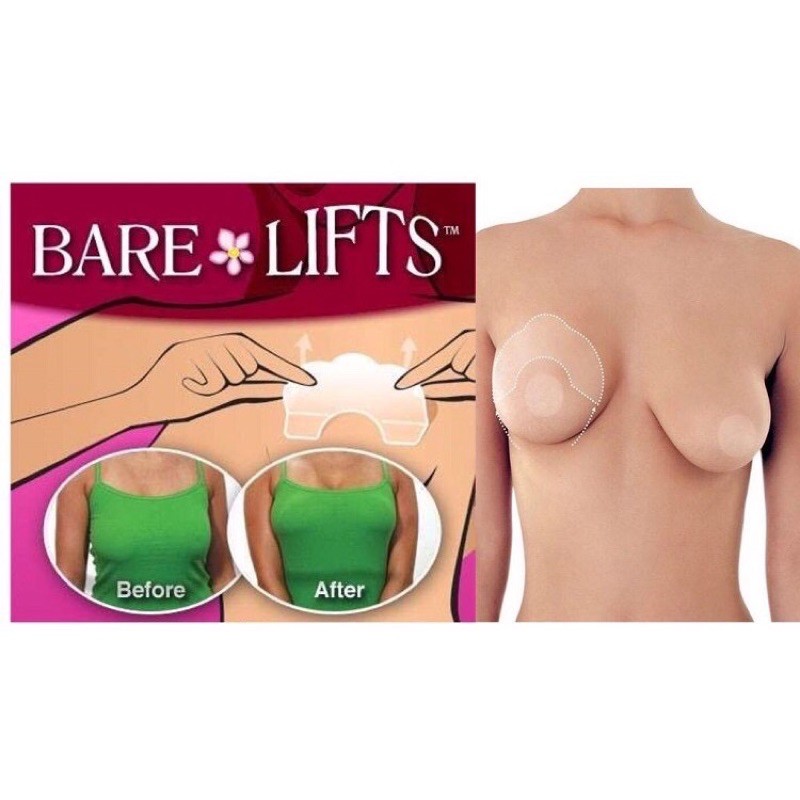 Combo 10 miếng dán nâng ngực Bare Lifts
