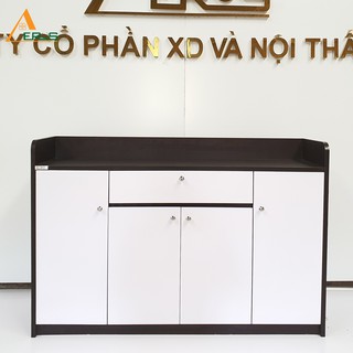 Tủ giày gỗ công nghiệp 3 ngăn 4 cánh 1m2 (TG-10)