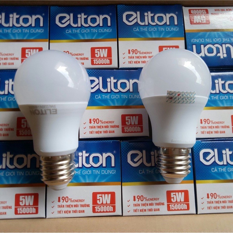 [ELITON] Bóng Đèn Led Trụ Kín Nước 12w, 15w, 20w, 30w Cao Cấp - Tiết Kiệm Điện Năng (Ánh Sáng Trắng)